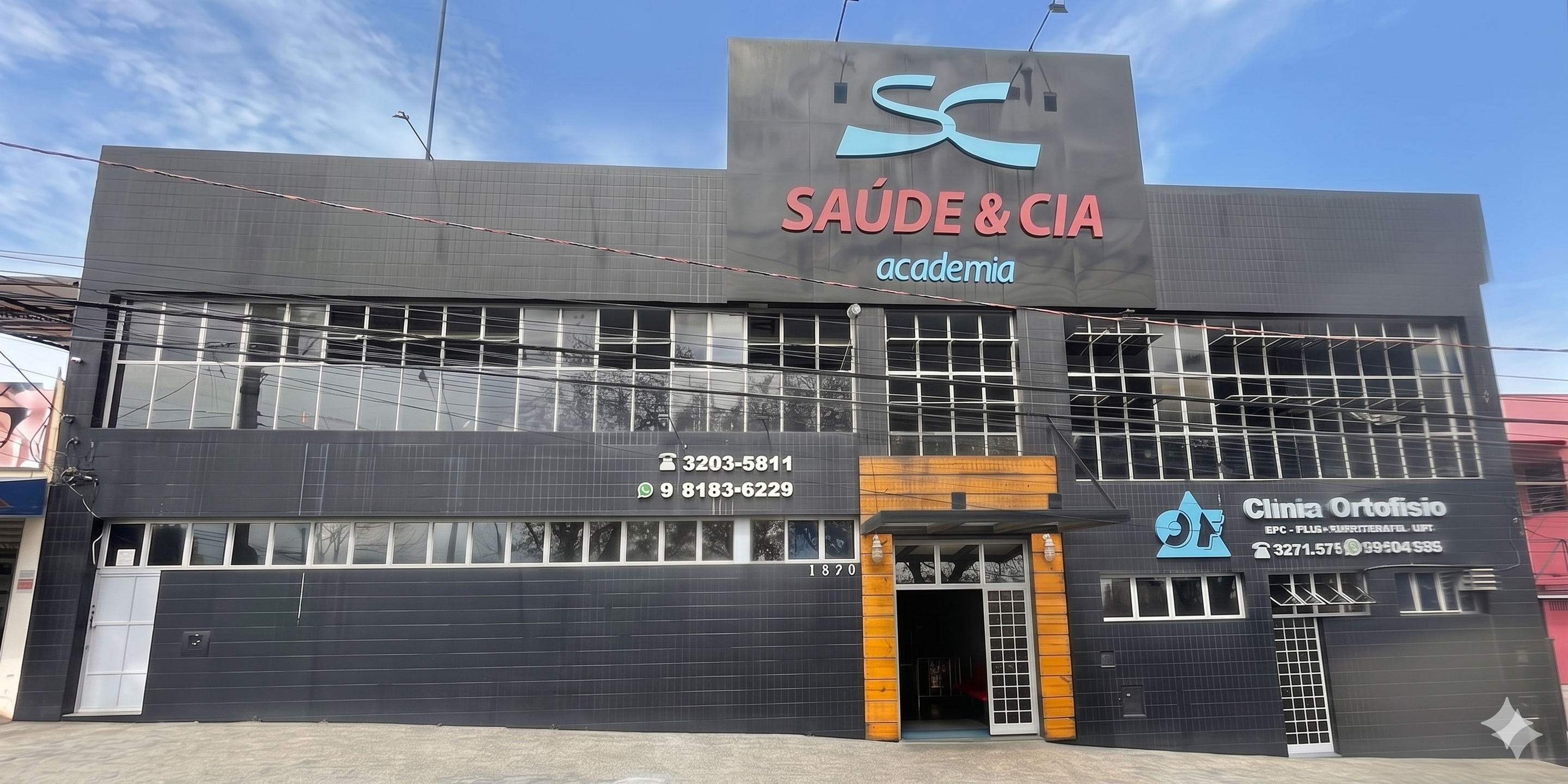Foto histórica da Academia Saúde & Cia