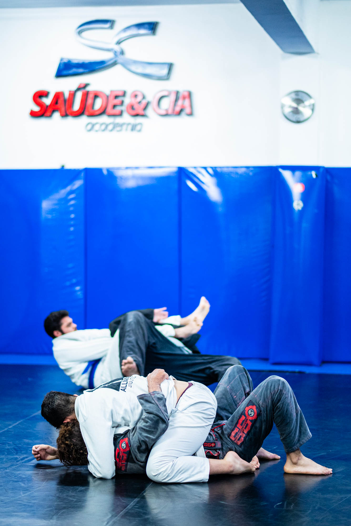 Aula de Jiu-Jitsu adulto da Academia Saúde & Cia